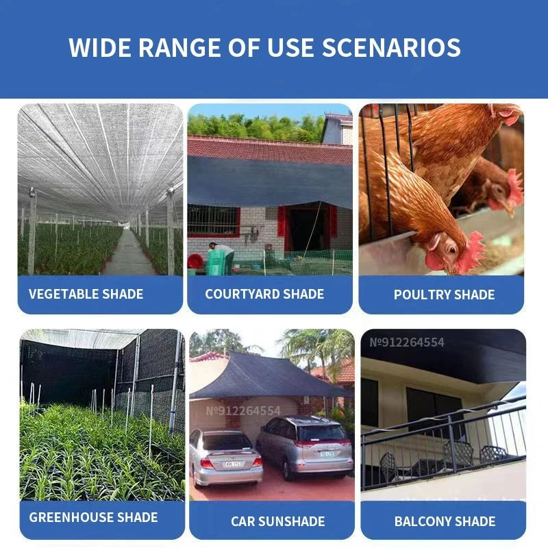 Sunshade Canopy (10 sizes and 4 colours available)