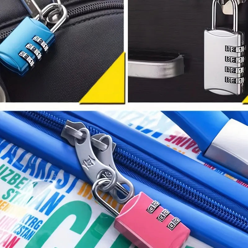 Mini 4-Digit Combination Lock (available in 3 colours)