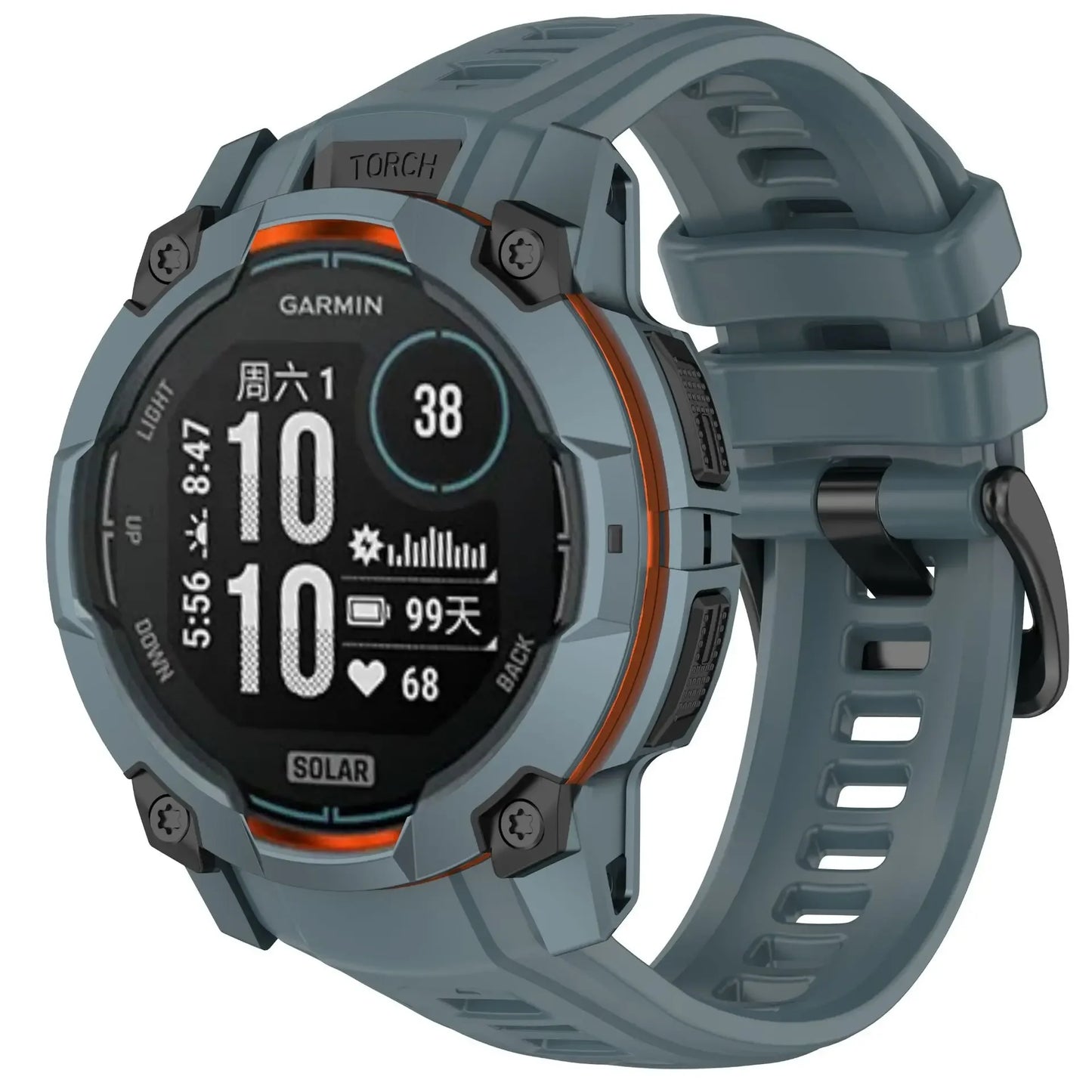 Silicone Strap for the Garmin Instinct 3/3 Solar Series (45 & 50mm) (12 colours available)