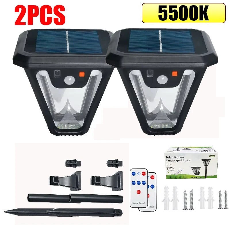 Solar Pathway Lights with Motion Sensor