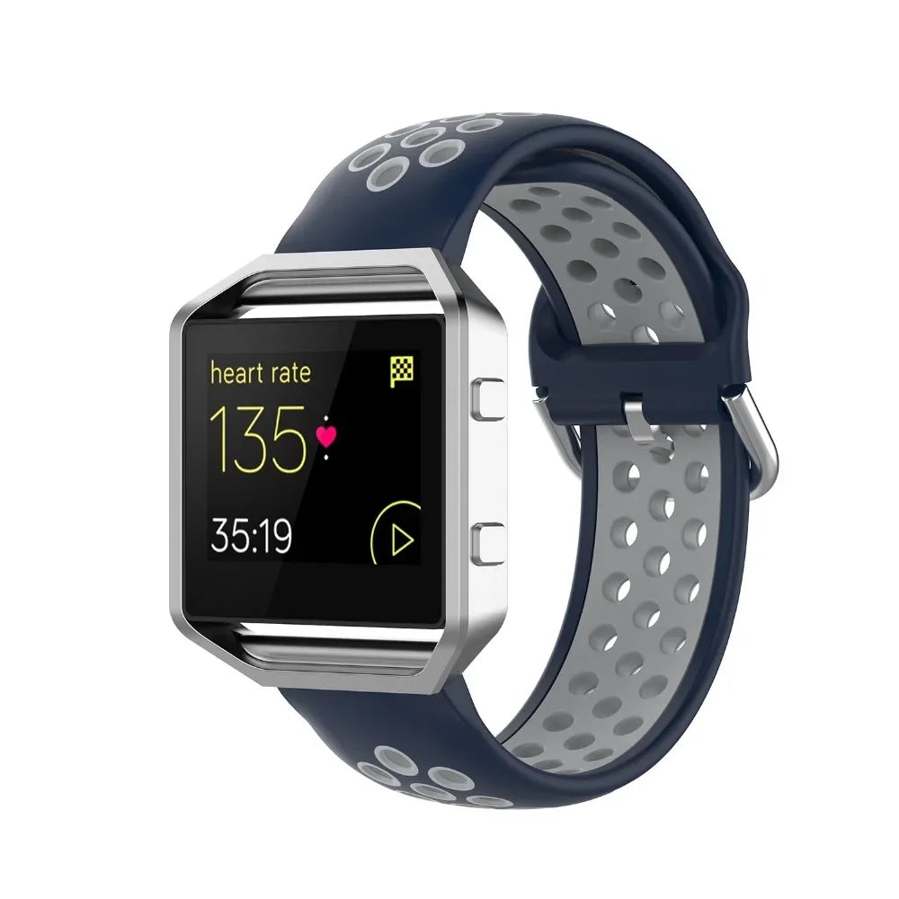 Silicone Sport Strap for the Fitbit Blaze/Versa/Versa 2/Lite Series (15 colours available)