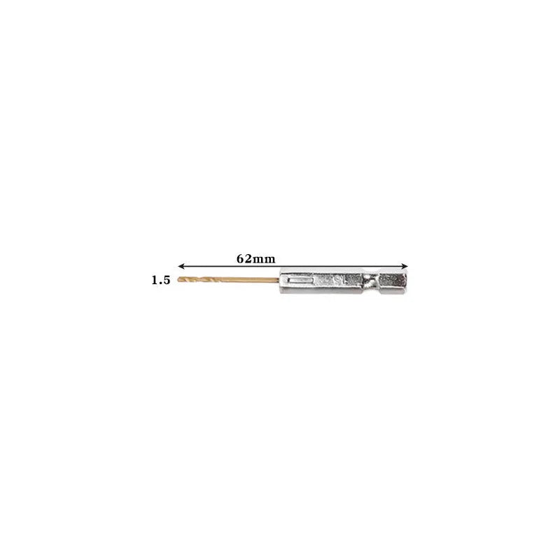 Titanium Twist Drill Bit Set – Hex Shank 1.5–6.5mm (available in single piece & all in one pack)