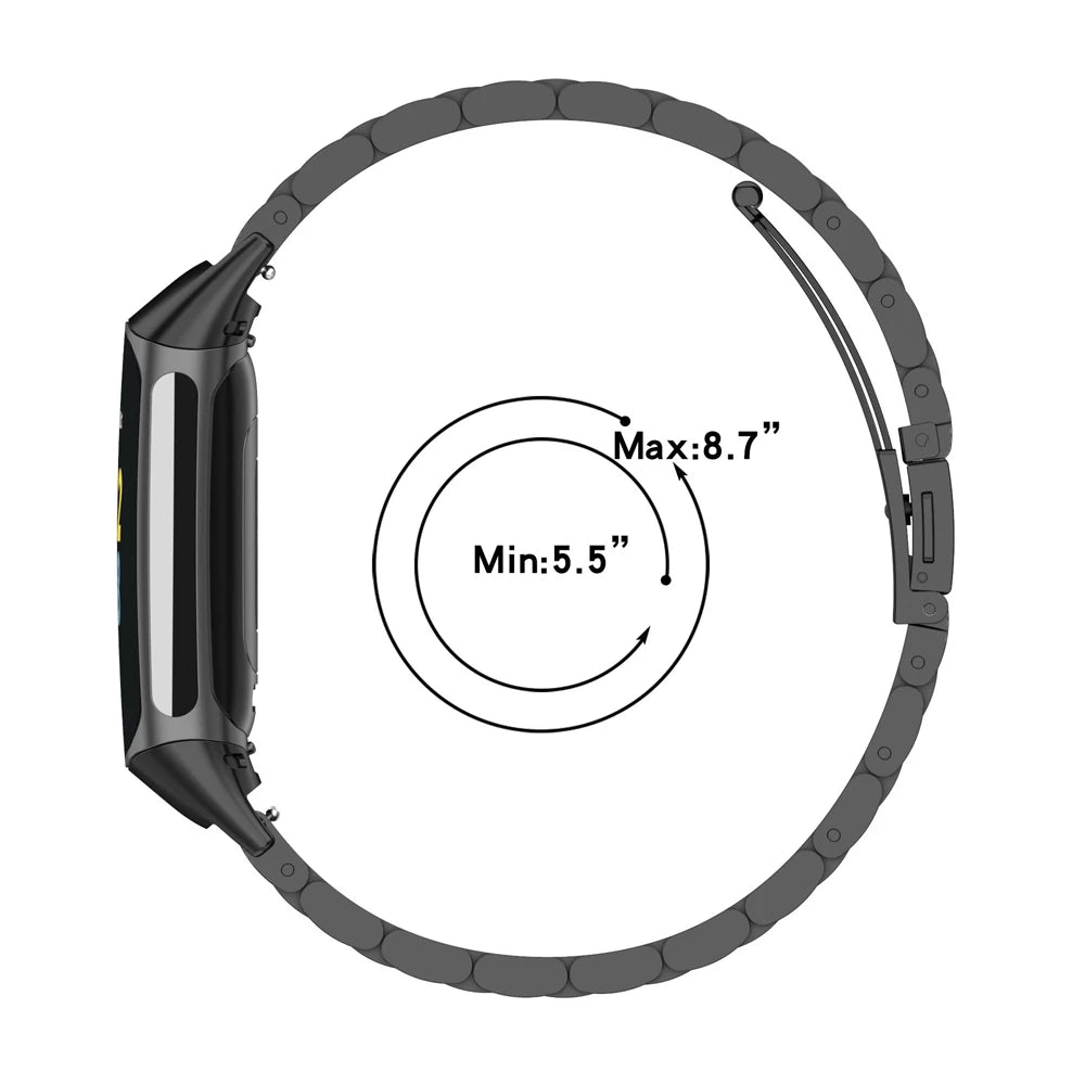 Stainless Steel Strap for the Fitbit Charge 5/6 Series (4 colours available)