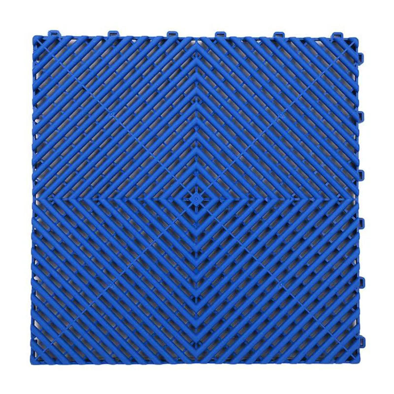 Vented Plastic Garage Floor Tile