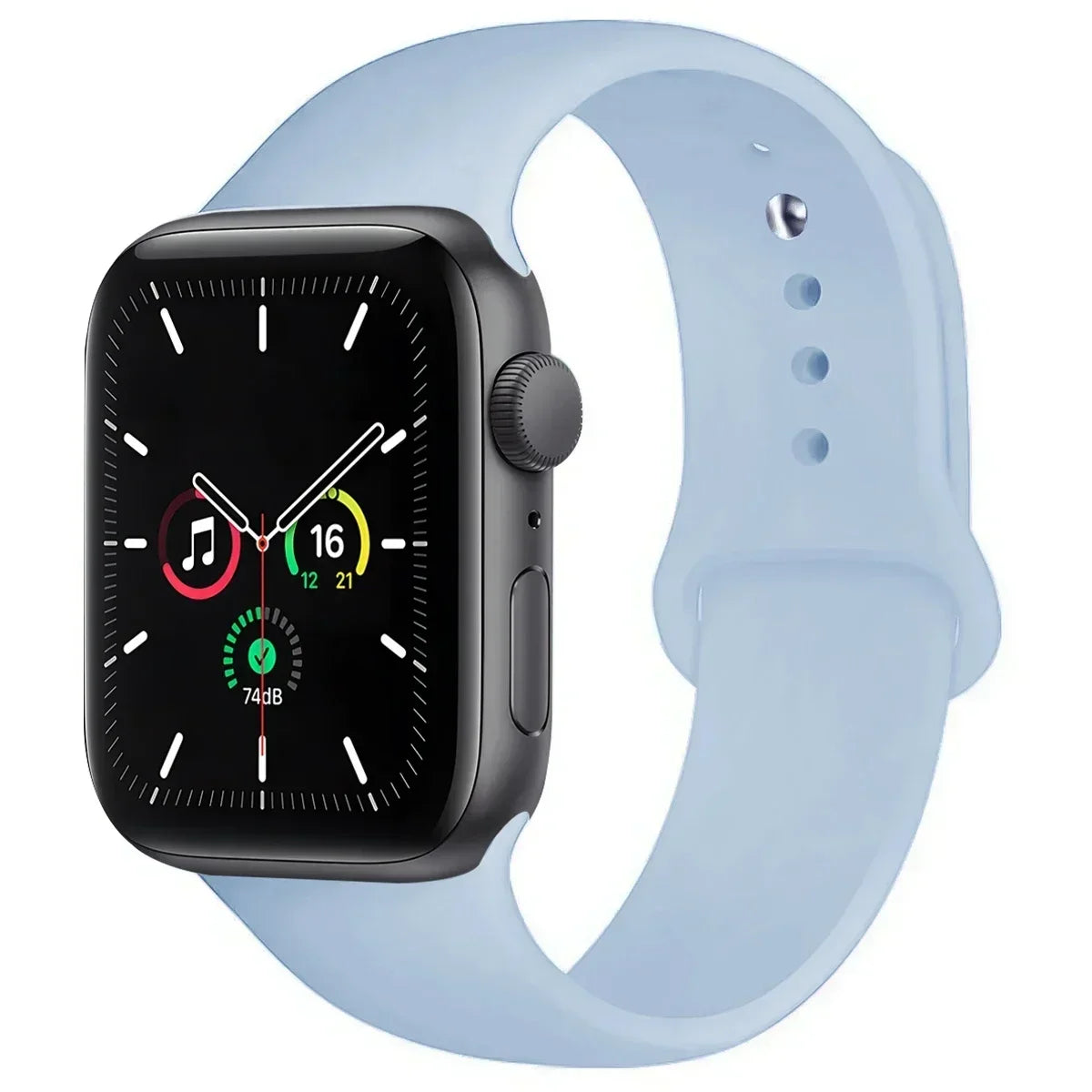 Silicone Replacement Strap for Apple Watch Series (38mm - 42mm) (available in 45 colours)