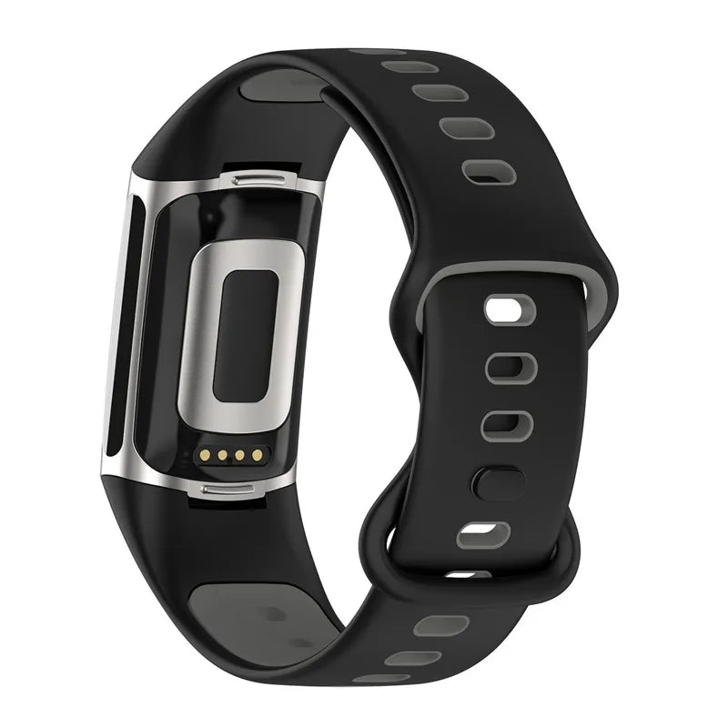 Rubber Sport Strap for the Fitbit Charge 5/6 Series (available in 21 colours)