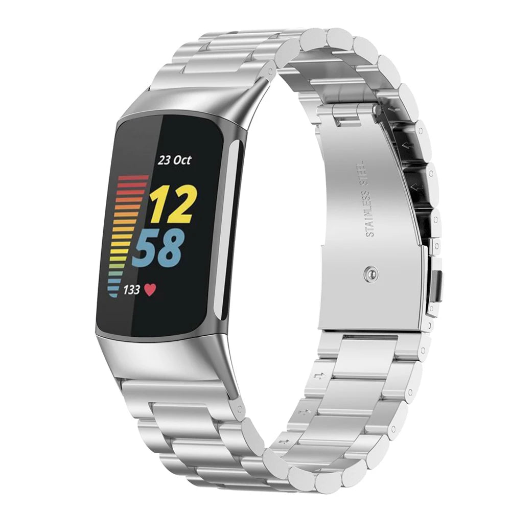 Stainless Steel Strap for the Fitbit Charge 5/6 Series (4 colours available)
