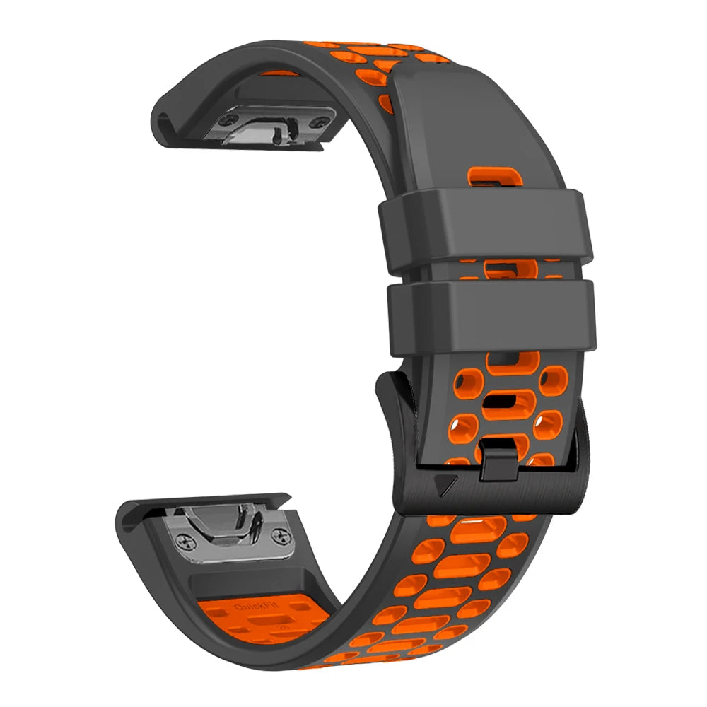 Silicone Watch Band for The Garmin Fenix 6 & 6 Pro (available in 12 colours)