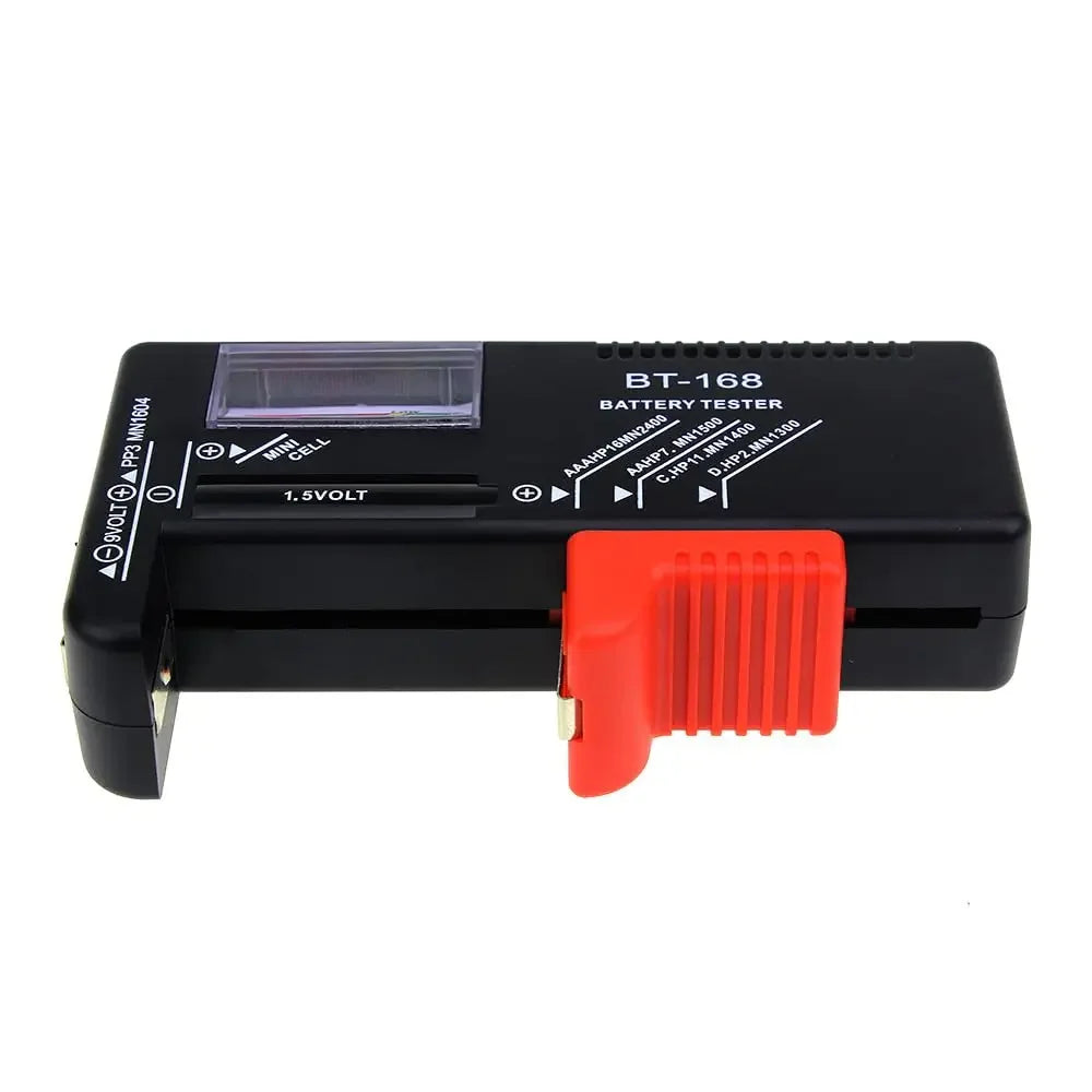 BT-168 Universal Battery Tester – AA/AAA/C/D/9V Button Cell Checker