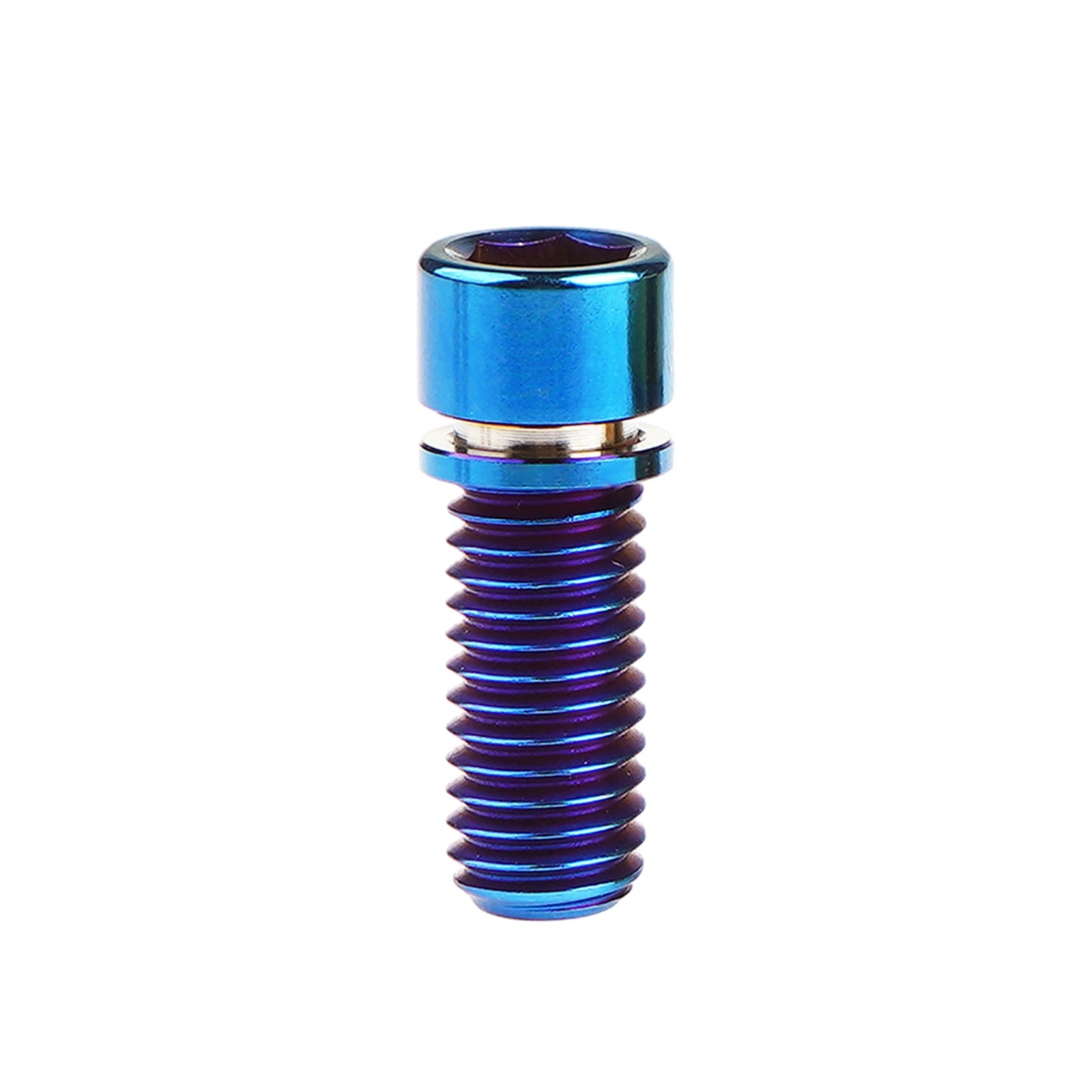 Titanium M7 / M8 in 20mm / 25mm options Allenkey Bolts with Washers for Motorcycles, E-Scooters & more (6 colours available)