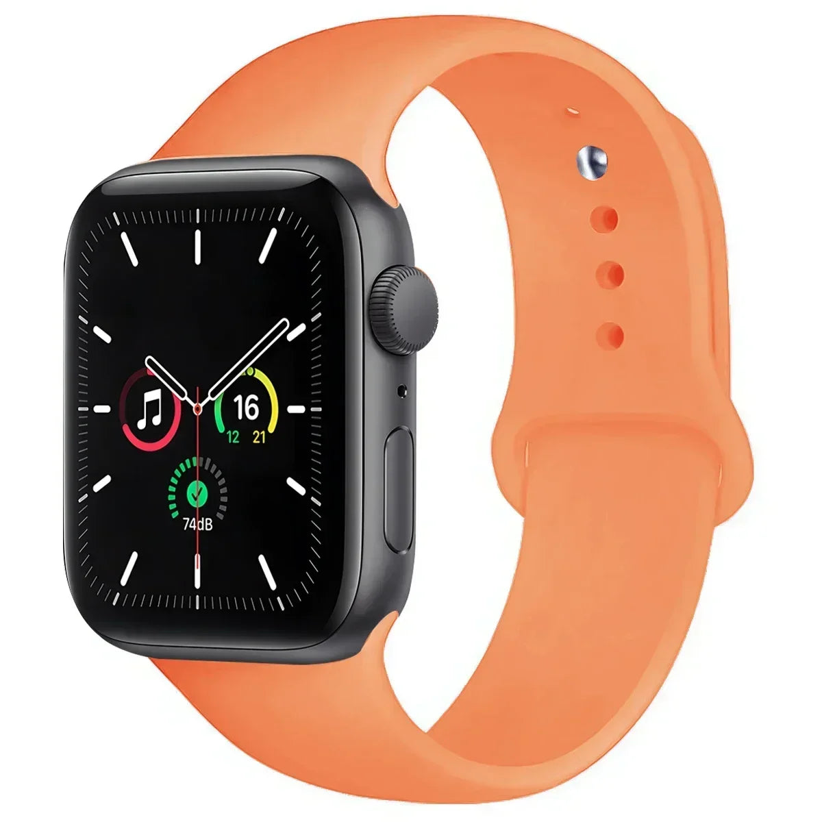Silicone Replacement Strap for Apple Watch Series (38mm - 42mm) (available in 45 colours)