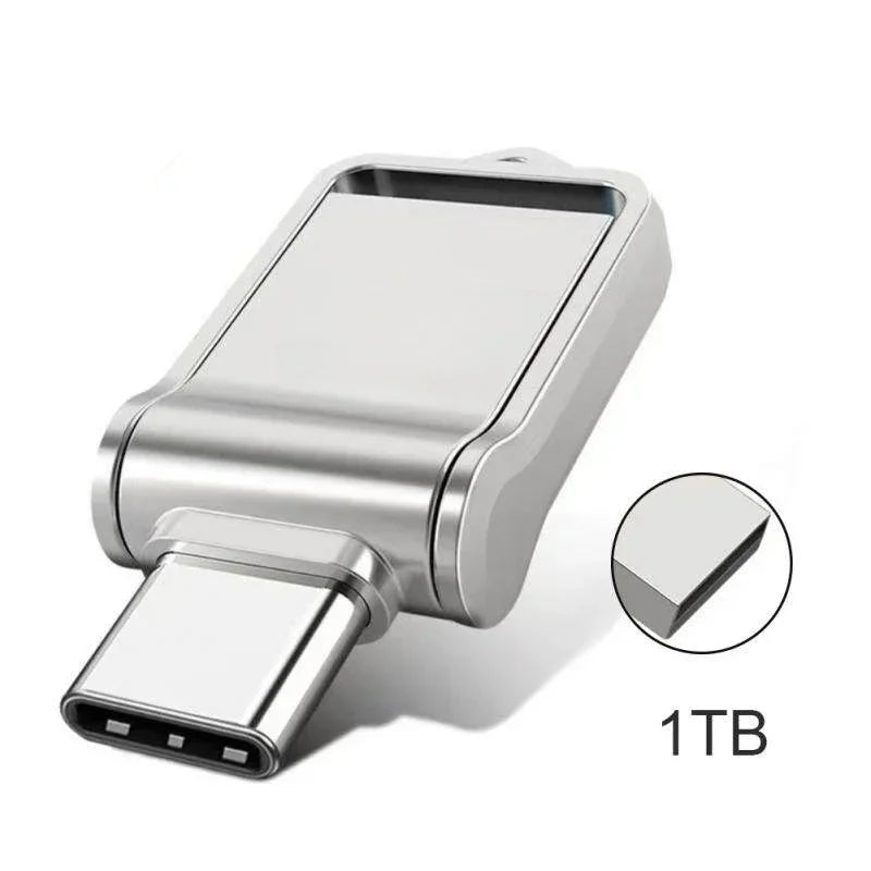 USB 3.2 Type-C Flash Drive 512GB/1TB/2TB for Phones & PC's (2 colours available)