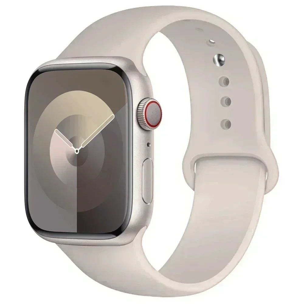 Silicone Replacement Strap for Apple Watch Series (38mm - 42mm) (available in 45 colours)