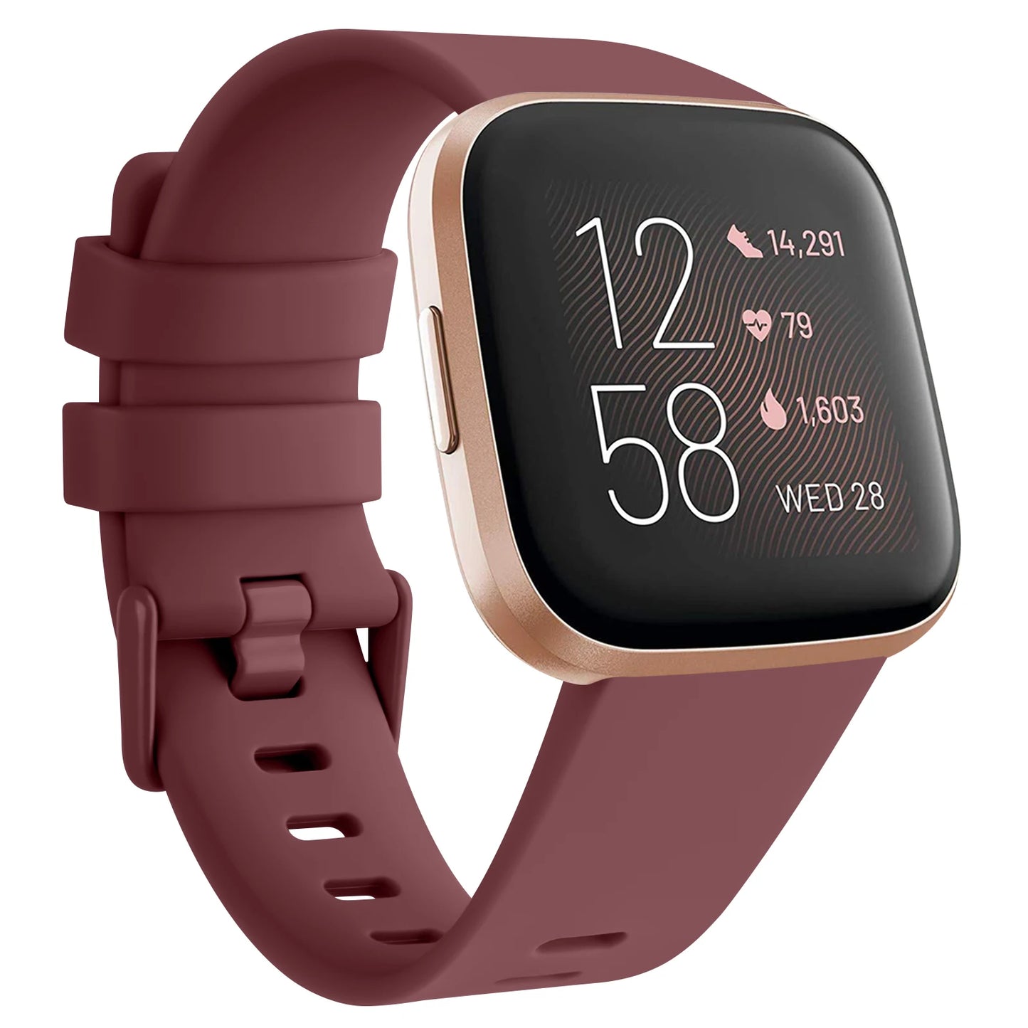 Soft Silicone Sport Band for the Fitbit Versa 2 (available in 26 colours)