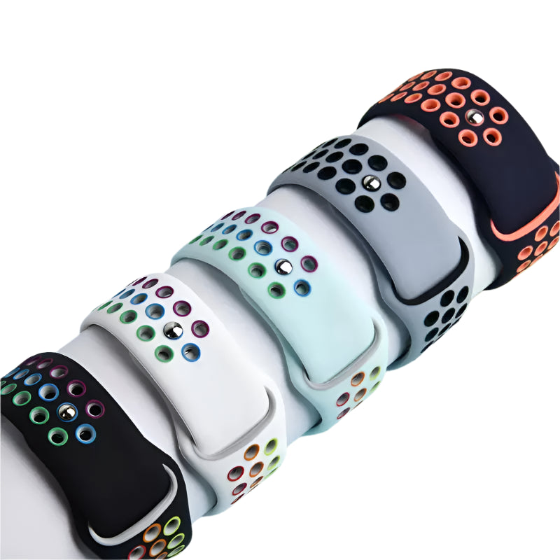 Silicone Sports Strap for the Apple Watch Ultra 2 & Series 10–6 (13 colours available)