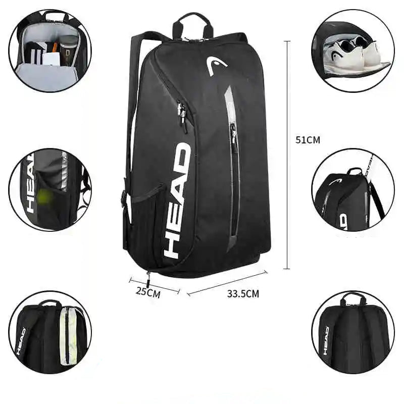 Padel Racket / Tennis Racket Backpack (5 colours available)