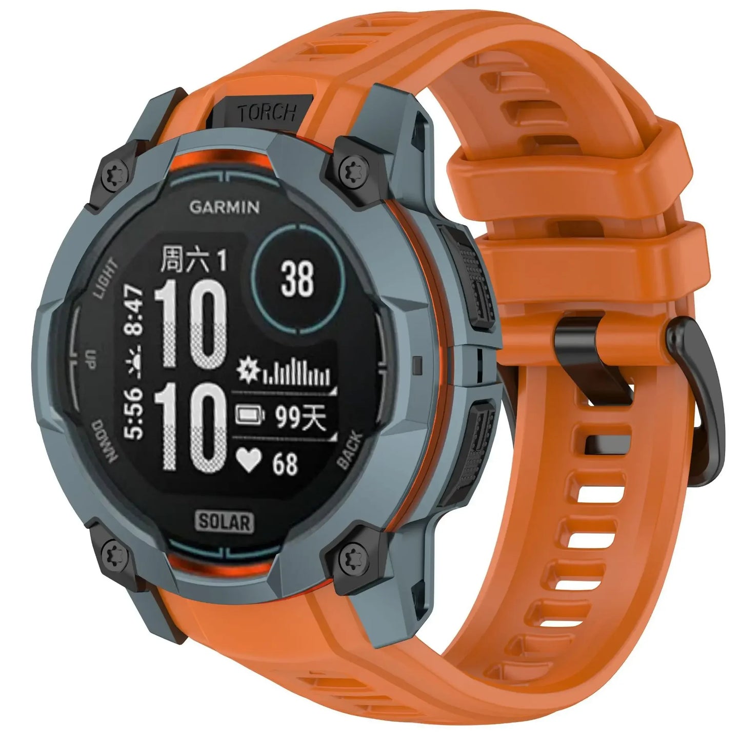 Silicone Strap for the Garmin Instinct 3/3 Solar Series (45 & 50mm) (12 colours available)