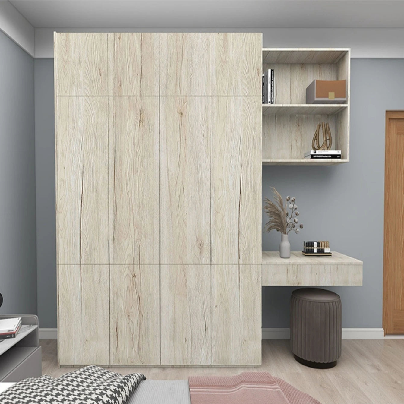Wide Wood Grain PVC Wallpaper (40cm & 55cm) (available in 5 designs)