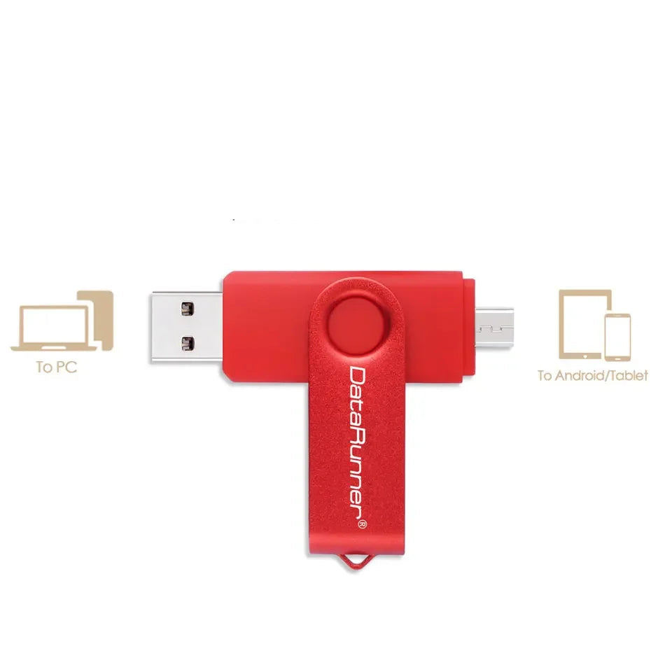 USB Flash Drive (8GB–128GB) for Android & PC