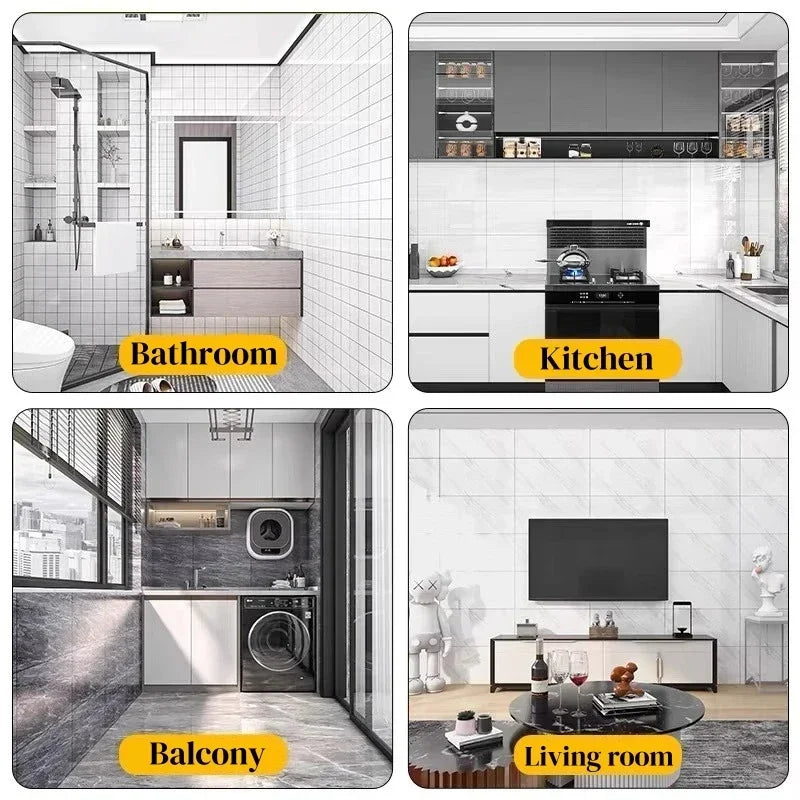 Thick Foam Marble Peel & Stick Wallpaper (available in 8 designs)