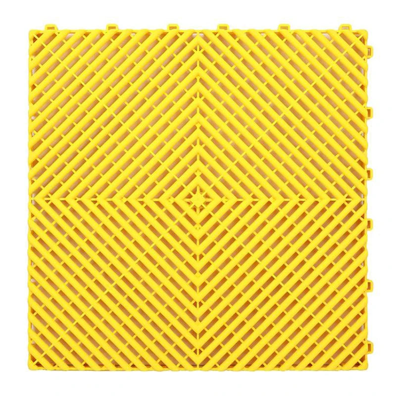 Vented Plastic Garage Floor Tile
