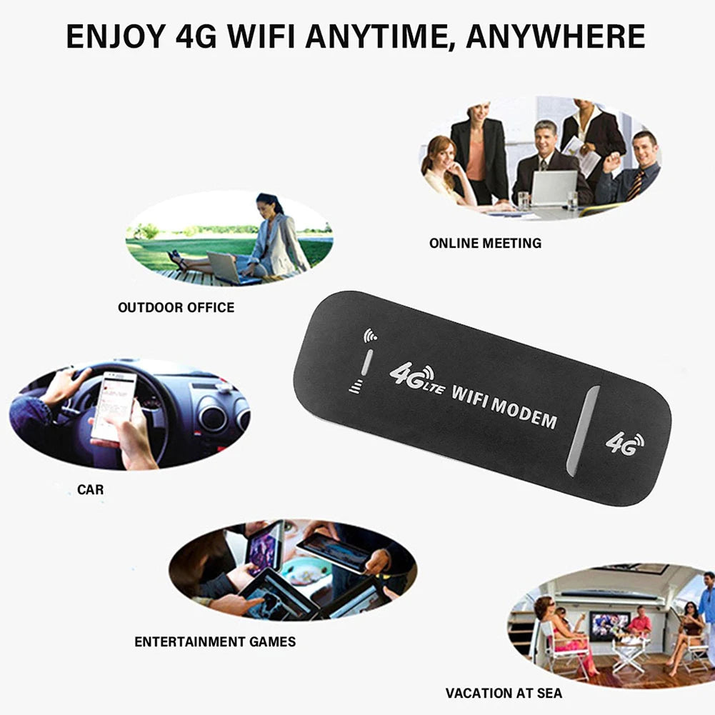 4G LTE USB WiFi Dongle & Mobile Hotspot (available in White & Black)