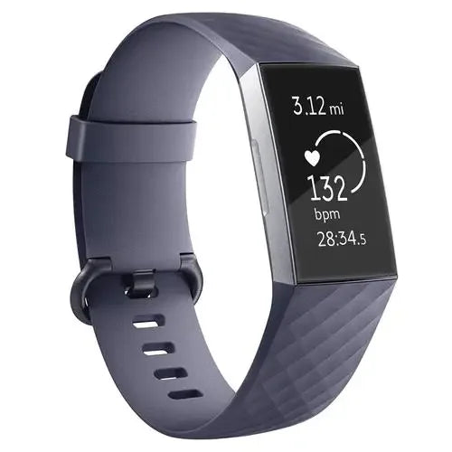 Fitbit Charge 3/3SE/4 Silicone Replacement Band (available in 2 sizes & 14 colours)