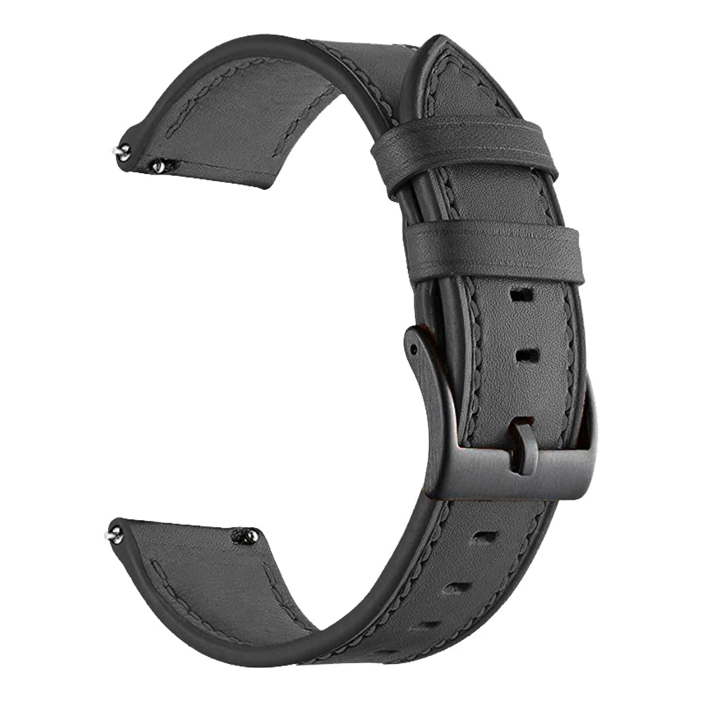 Leather Watch Strap for the Garmin Forerunner (available in 12 different colours)