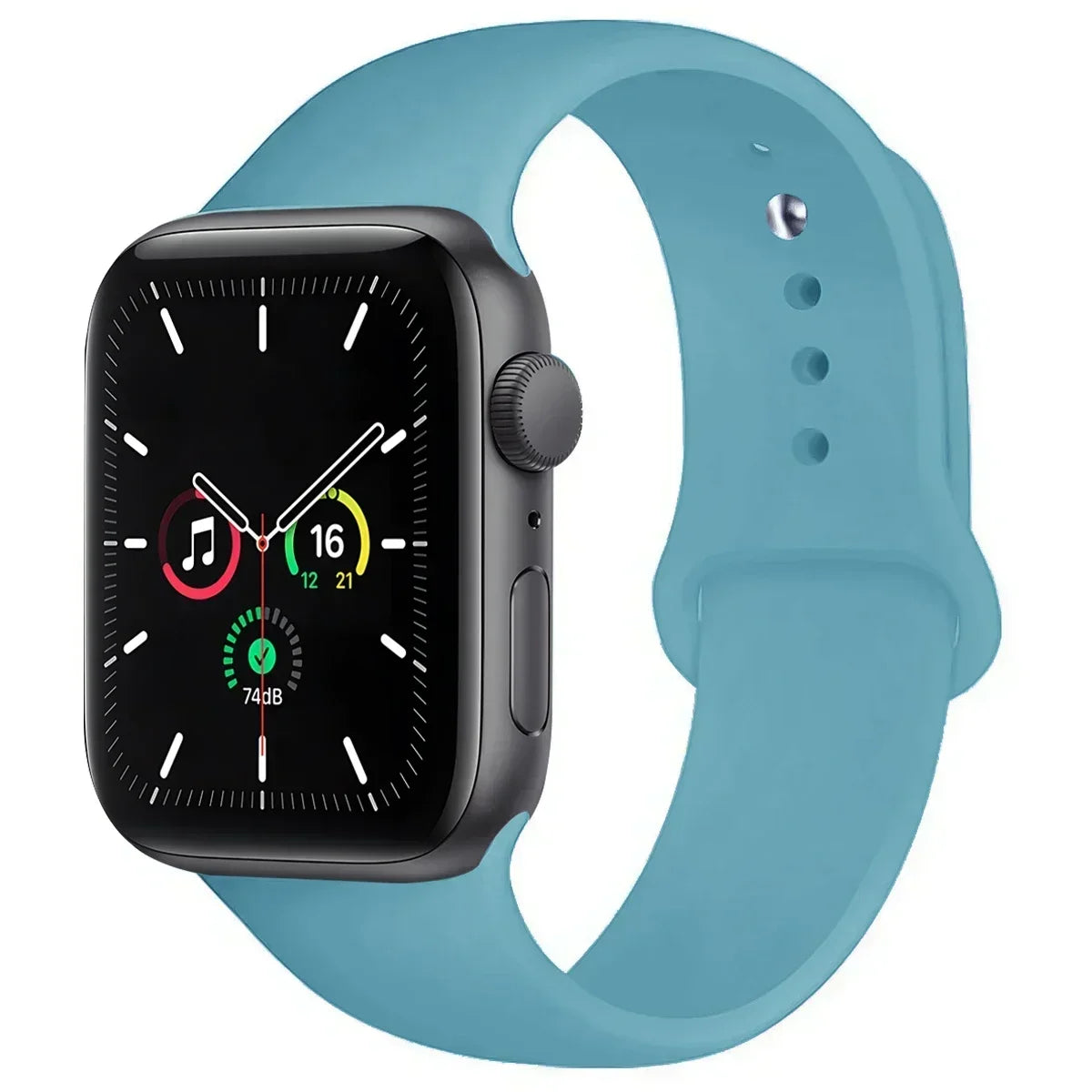 Silicone Replacement Strap for Apple Watch Series (38mm - 42mm) (available in 45 colours)