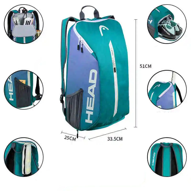 Padel Racket / Tennis Racket Backpack (5 colours available)