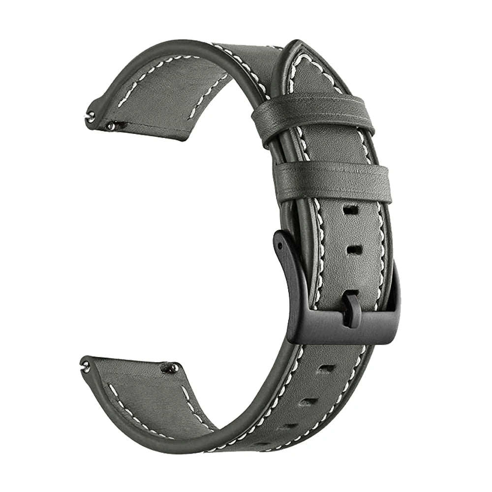Leather Watch Strap for the Garmin Forerunner (available in 12 different colours)