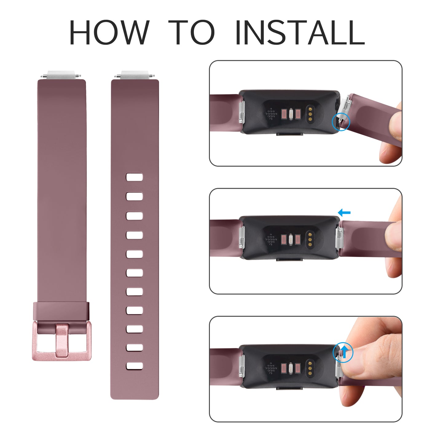 Silicone Strap for Fitbit ACE 2 (available in 21 colours)