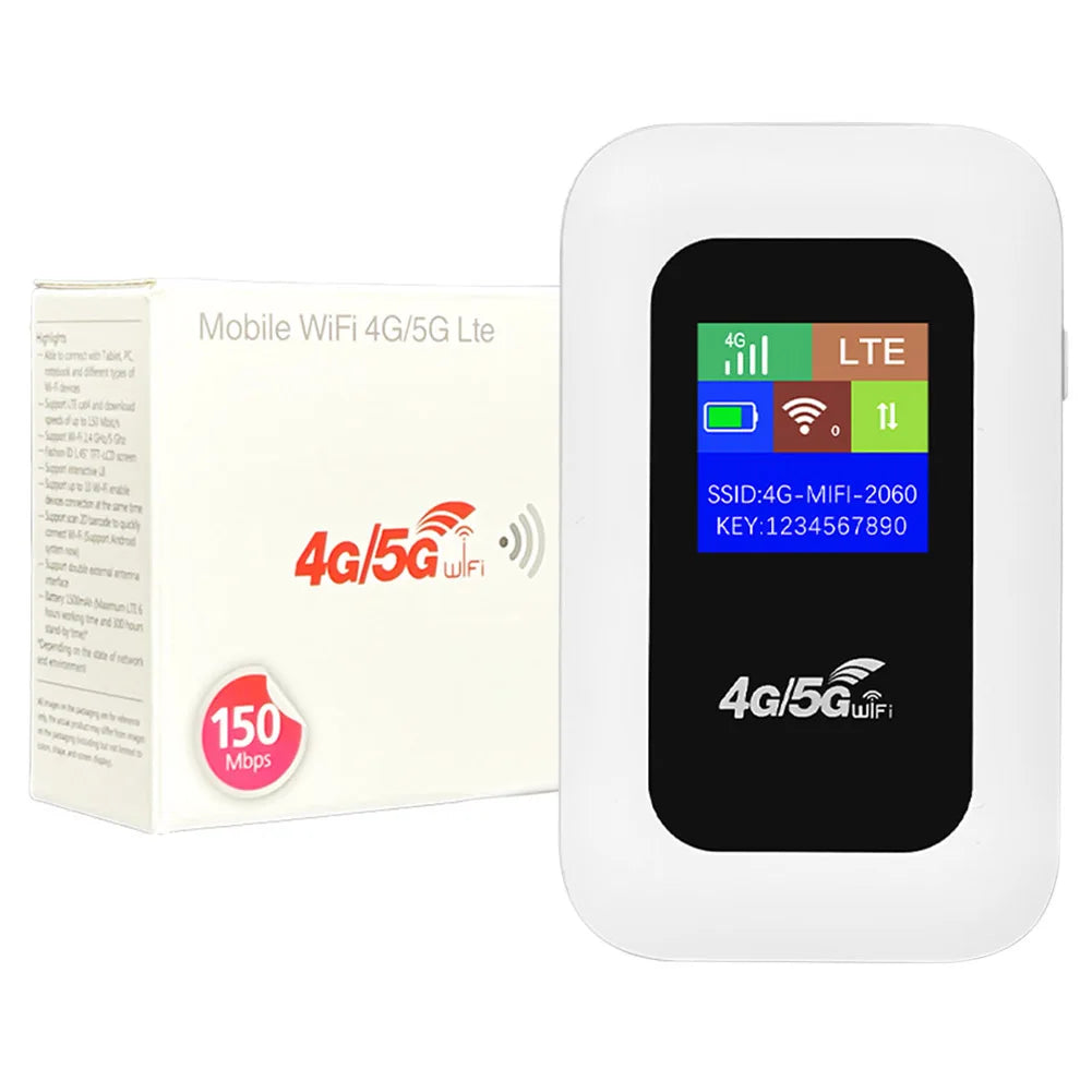 4G LTE Portable WiFi Router with SIM Slot (6 virsions available)