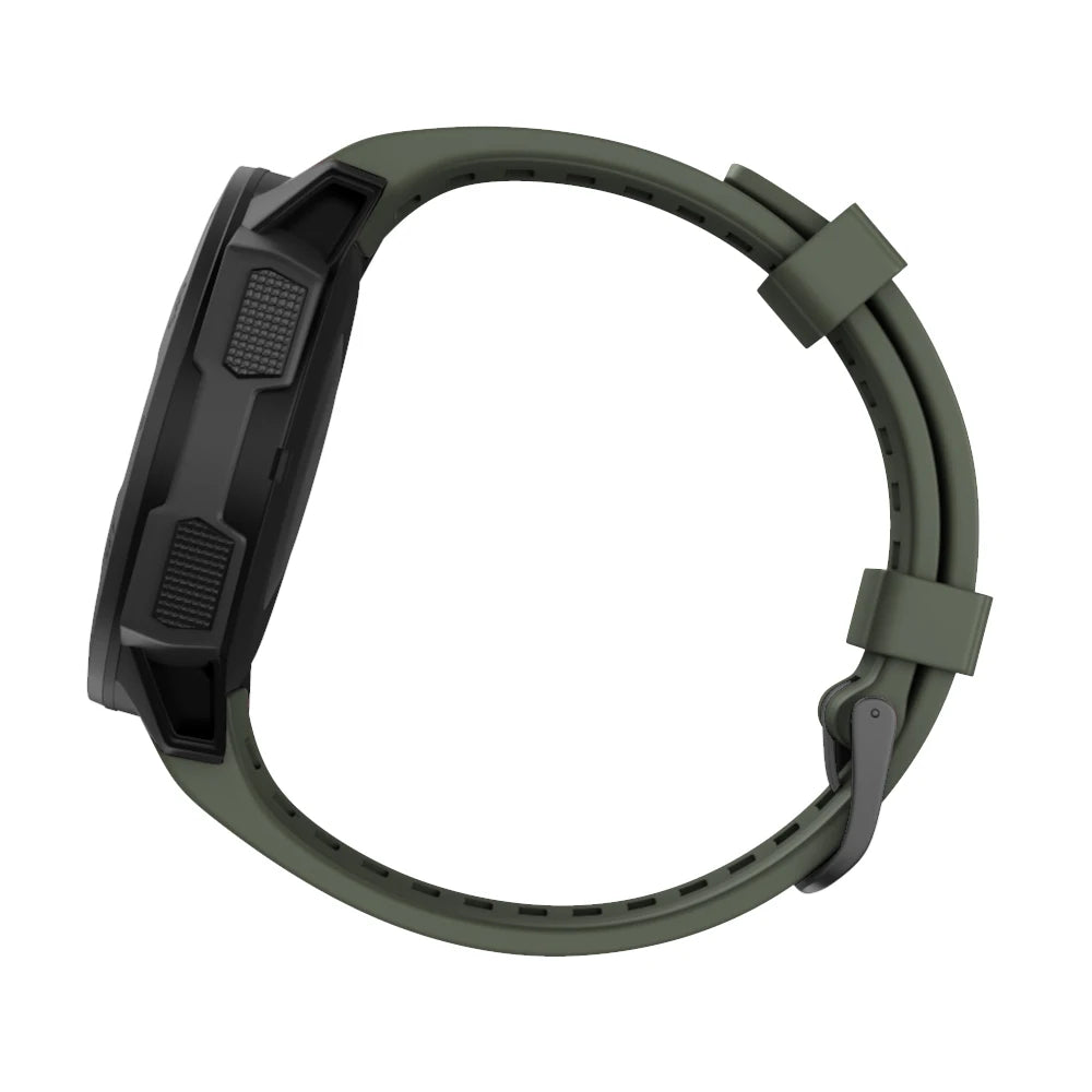 Silicone Strap for the Garmin Instinct 1/2/Esports/Solar Series (22mm) (13 colours available)u
