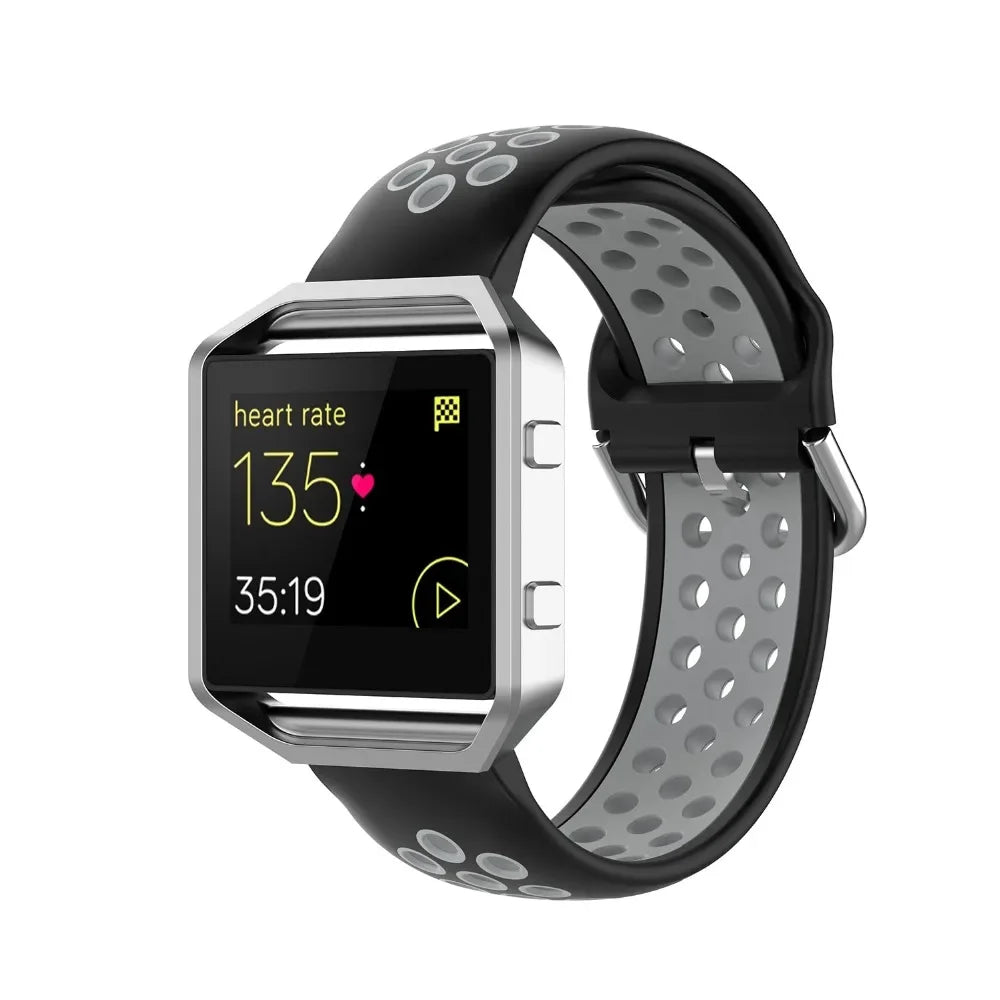 Silicone Sport Strap for the Fitbit Blaze/Versa/Versa 2/Lite Series (15 colours available)