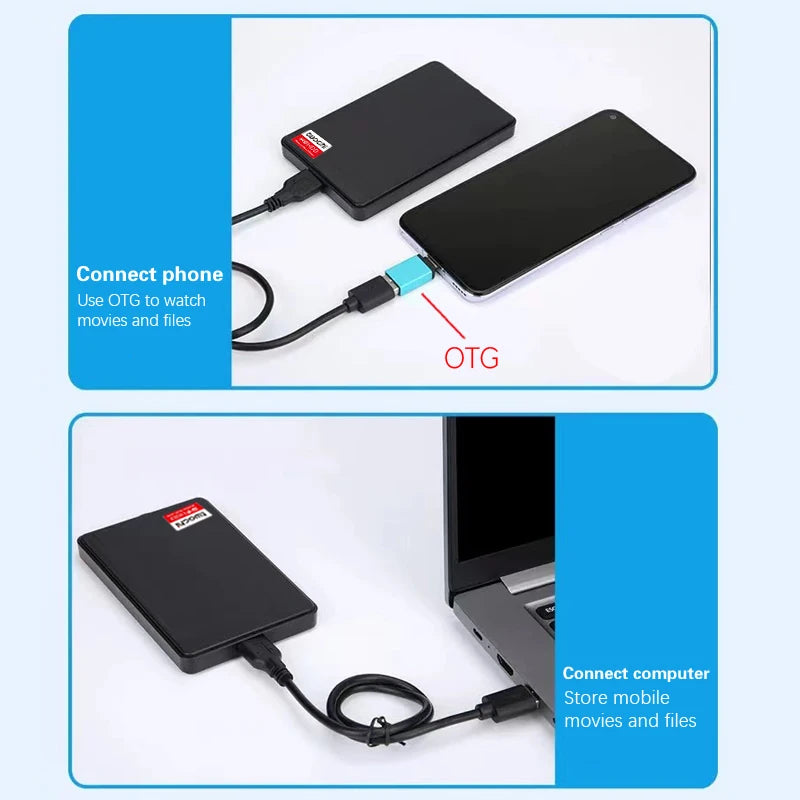USB 3.0 External Hard Drive HDD for PC, Mac, Xbox & PS4 (80GB to 2TB) (5 colours available)