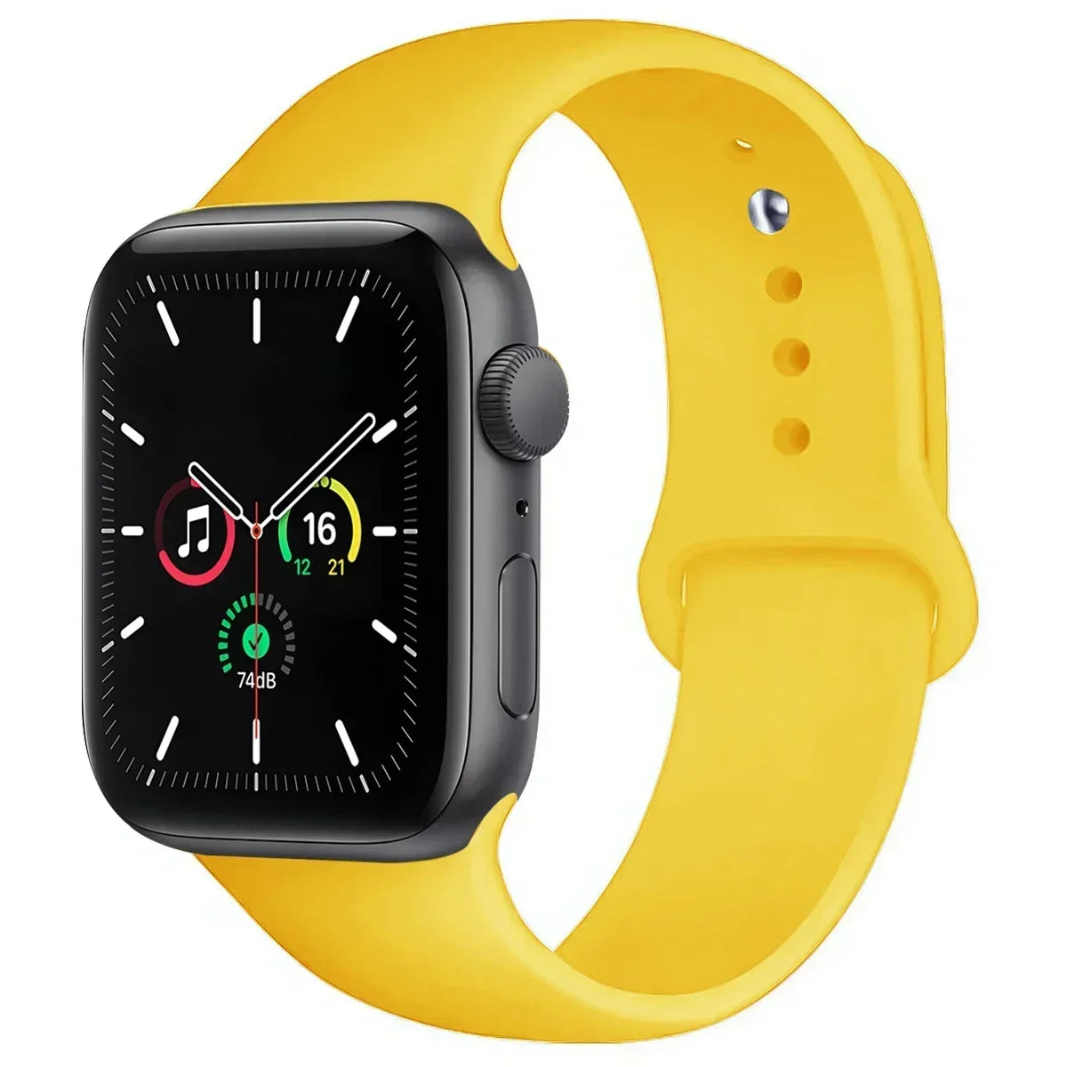 Silicone Replacement Strap for Apple Watch Series (38mm - 42mm) (available in 45 colours)