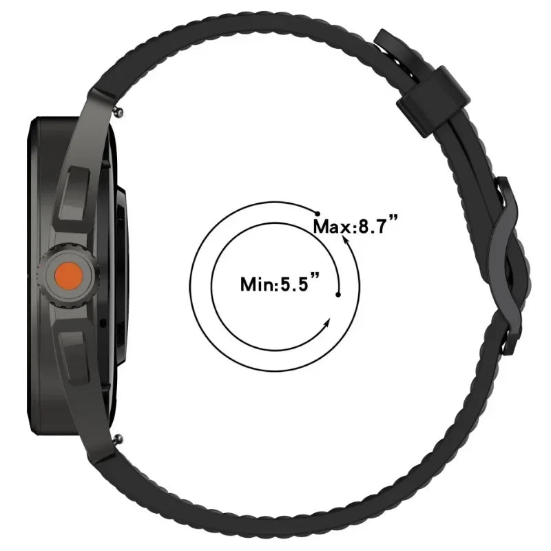 Silicone Strap for the Garmin Forerunner & Venu Series (20mm/22mm) (20 colours available)