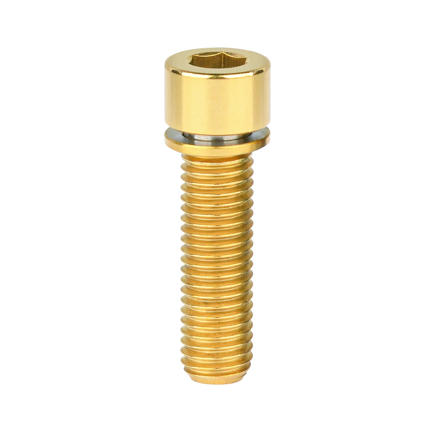 Titanium M7 / M8 in 20mm / 25mm options Allenkey Bolts with Washers for Motorcycles, E-Scooters & more (6 colours available)