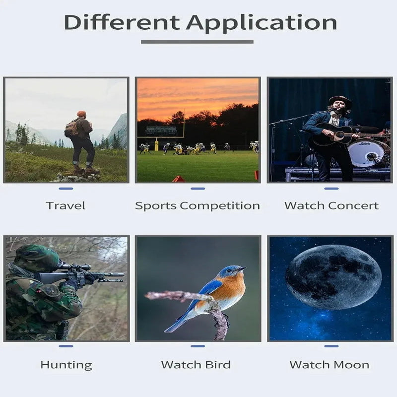 HD Long-Range Binoculars – High Power for Hunting & Travel (80x80 / 90x90)