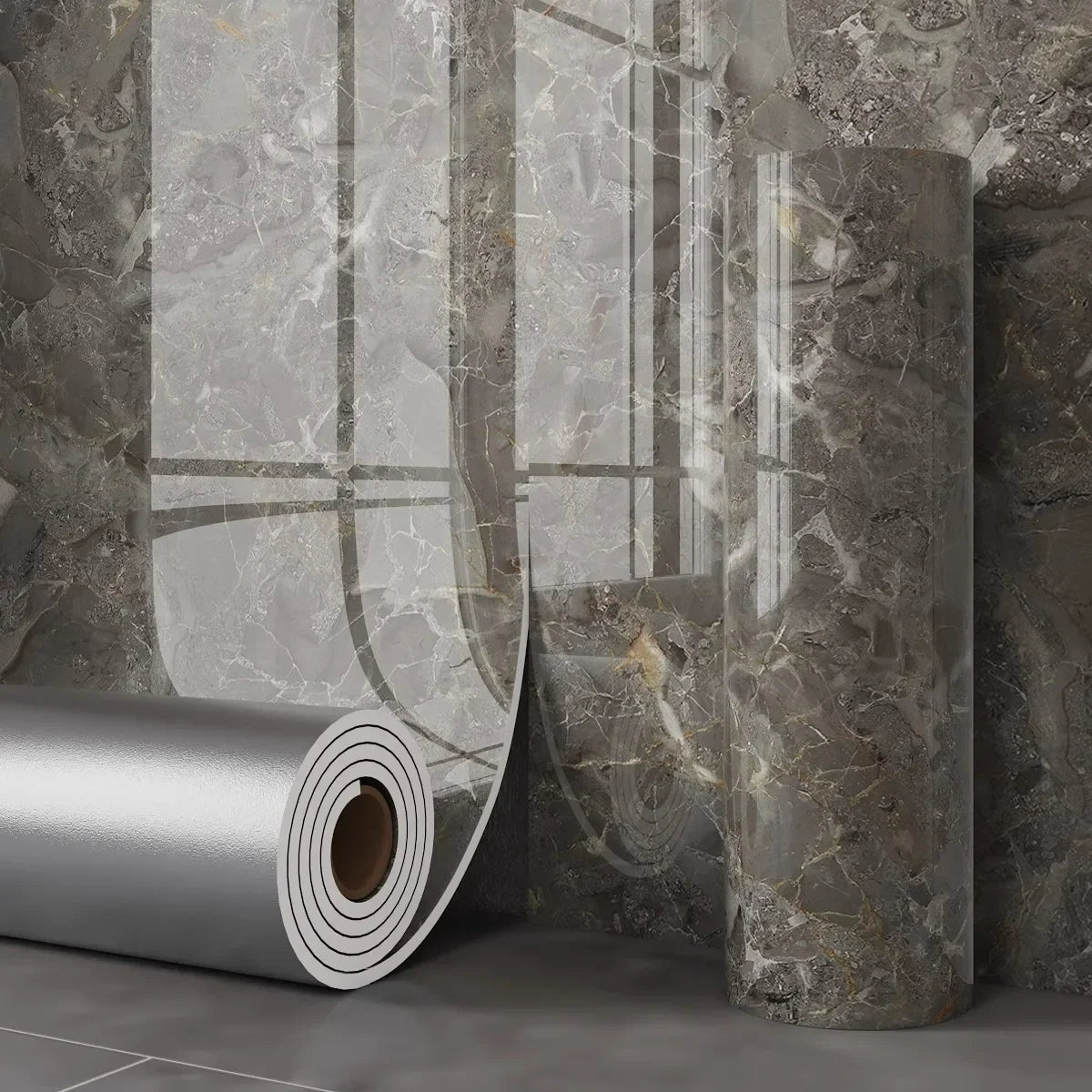 Thick Foam Marble Peel & Stick Wallpaper (available in 8 designs)