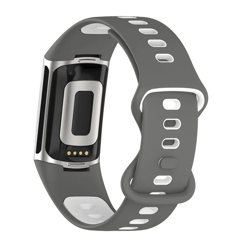 Rubber Sport Strap for the Fitbit Charge 5/6 Series (available in 21 colours)