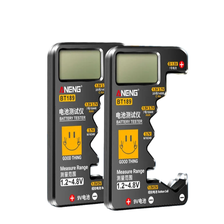 Universal Battery Tester for AA/AAA/C/D/9V/1.5V/3V (2 colours available)