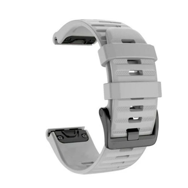 QuickFit Silicone Strap for the Garmin Descent MK1/MK2/MK2i, Enduro/2, Tactix Delta (26mm) (10 colours available)