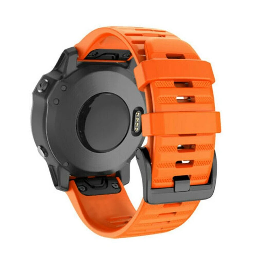 QuickFit Silicone Strap for the Garmin Descent MK1/MK2/MK2i, Enduro/2, Tactix Delta (26mm) (10 colours available)
