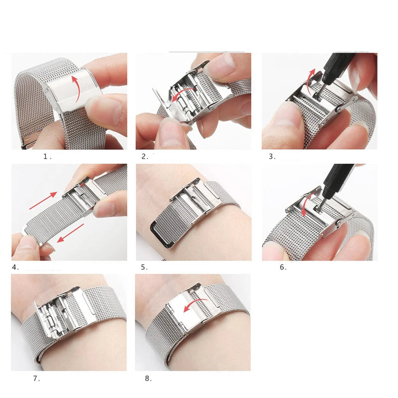 Milanese Strap for the Garmin Venu/Vivoactive/Forerunner Series (20mm/22mm) (4 colours available)
