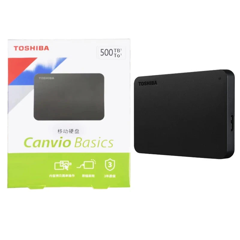 External Hard Drive (500GB–2TB) USB 3.0
