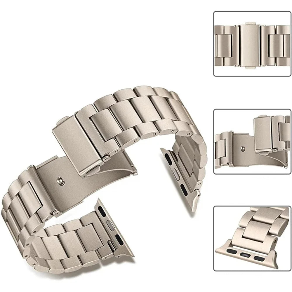Stainless Steel Strap for the Apple Watch Ultra/Series 4–10 (38–49mm) (available in 15 colours)