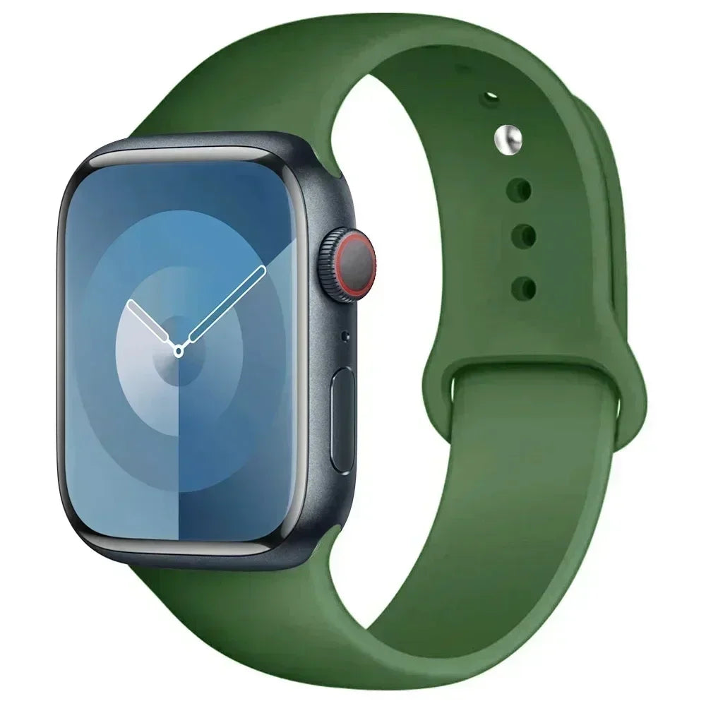 Silicone Sport Band for Apple Watch Series (42mm - 49mm)(available in 45 colours)