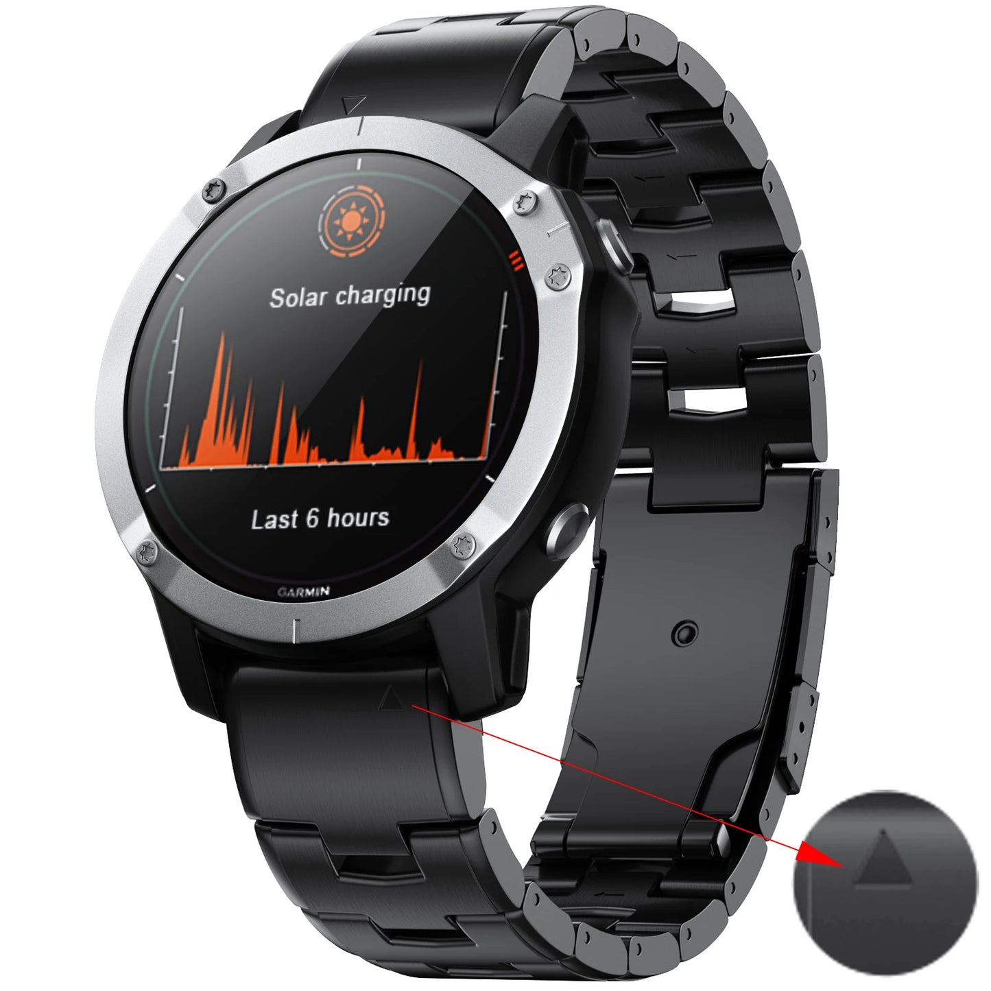 Quick Fit Titanium Strap for the Garmin Fenix/Epix/Instinct Series (22/26mm) (3 colors available)